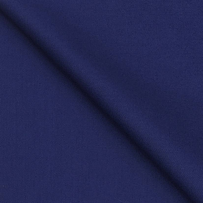 Suit Fabric Raymond Super 100s Merino 52% Wool Plain Color Cobalt Blue